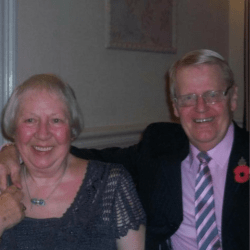 Heartwarming reunion of elderly Preston couple for first time since March